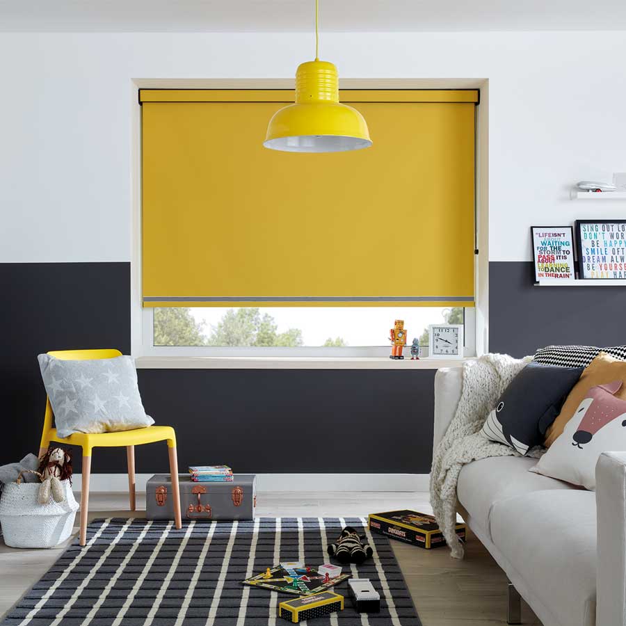 Yellow-blockout-blinds
