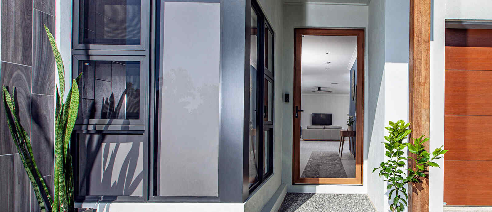 Crimsafe hinged doors