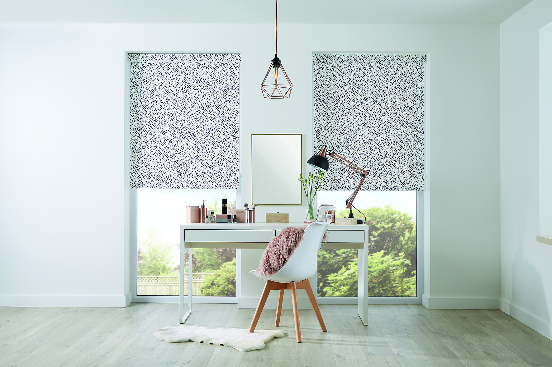 grey roller blinds