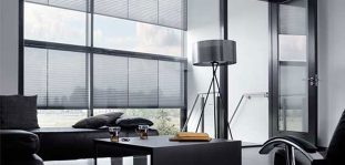 Grey-pleated-blinds