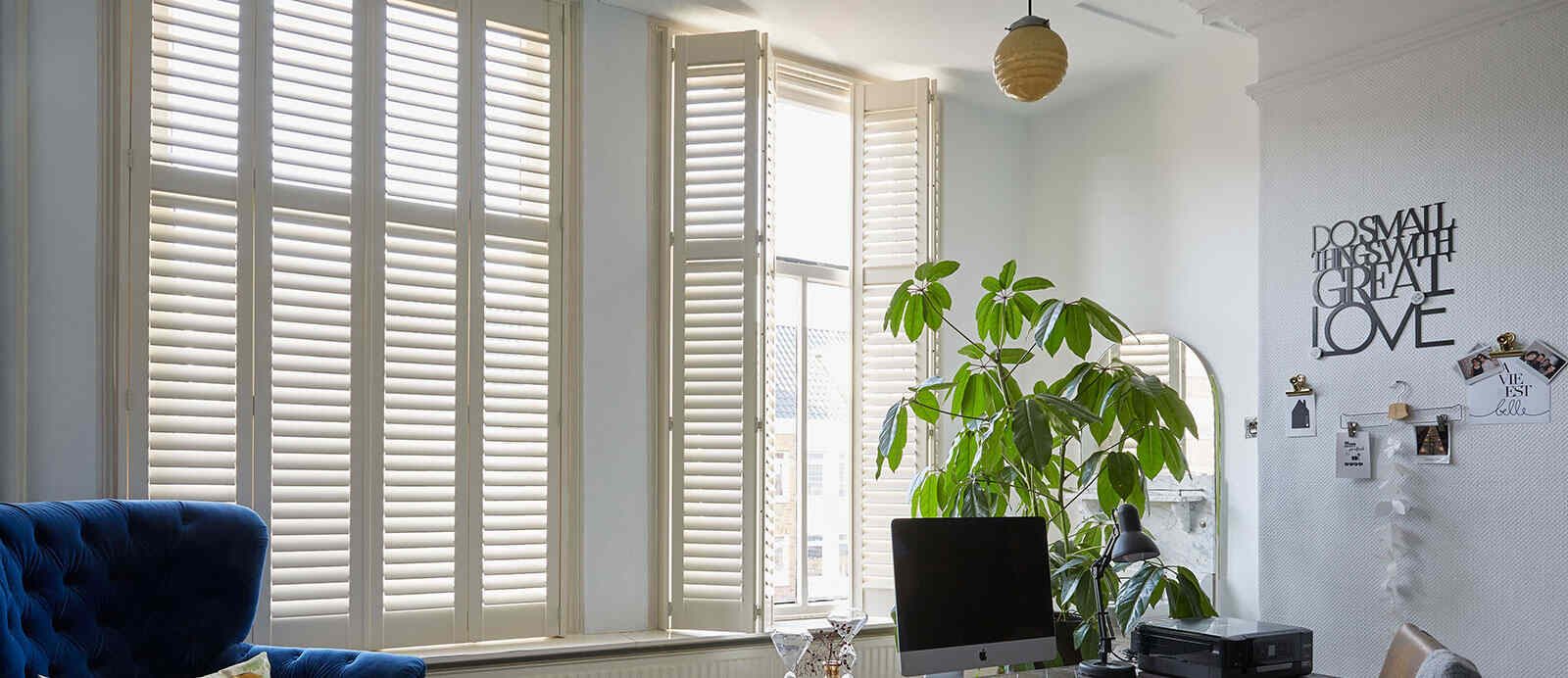 hinged plantation shutters